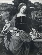 MASTER of Female Half-length The Virgin and child oil on canvas